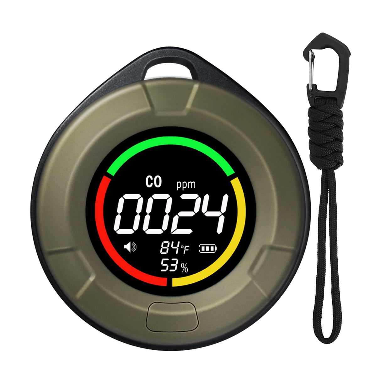 LSENLTY Portable Carbon Monoxide Detectors for Camping RV and Travel-PTH-10D