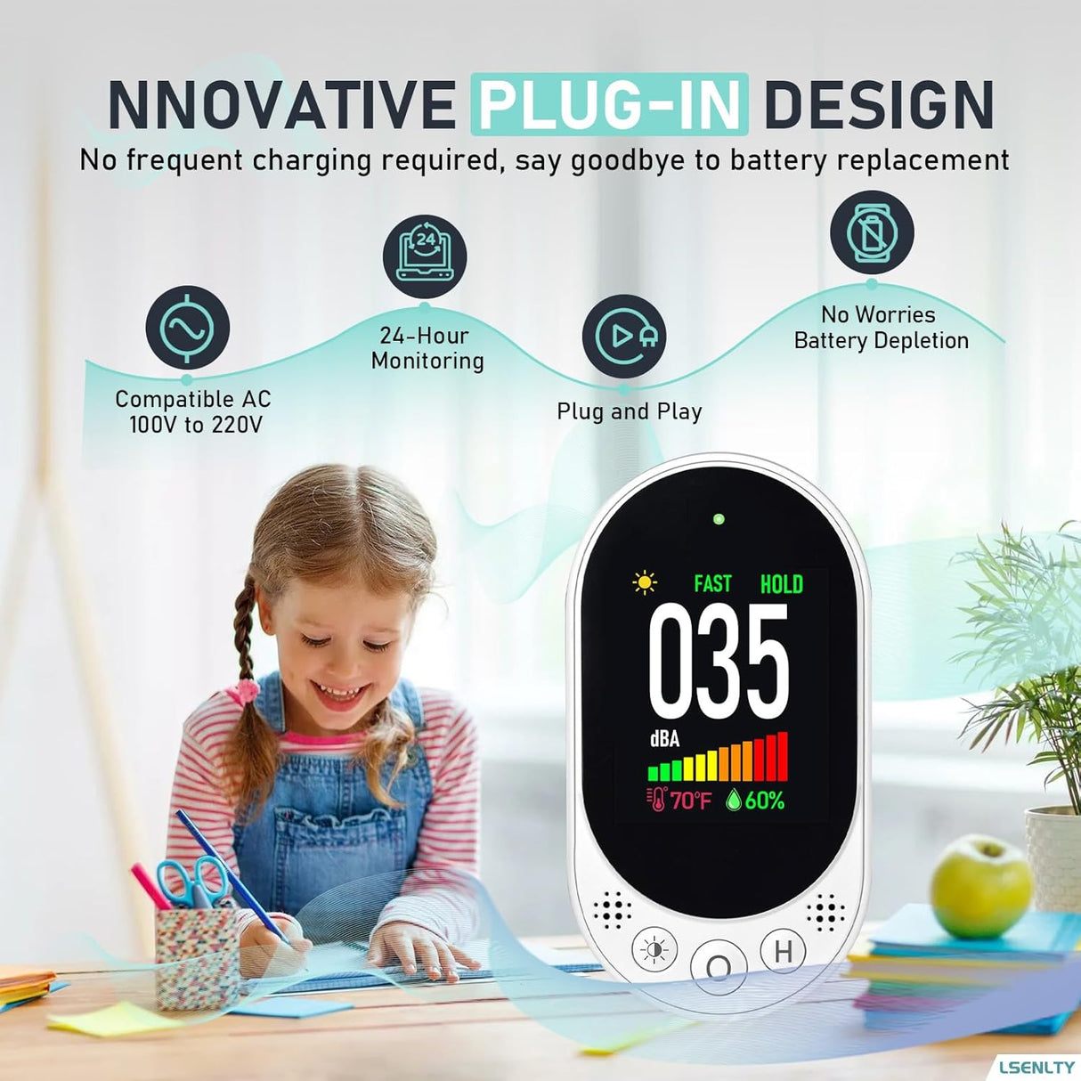 LSENLTY Plug-in Noise Detector-L6101