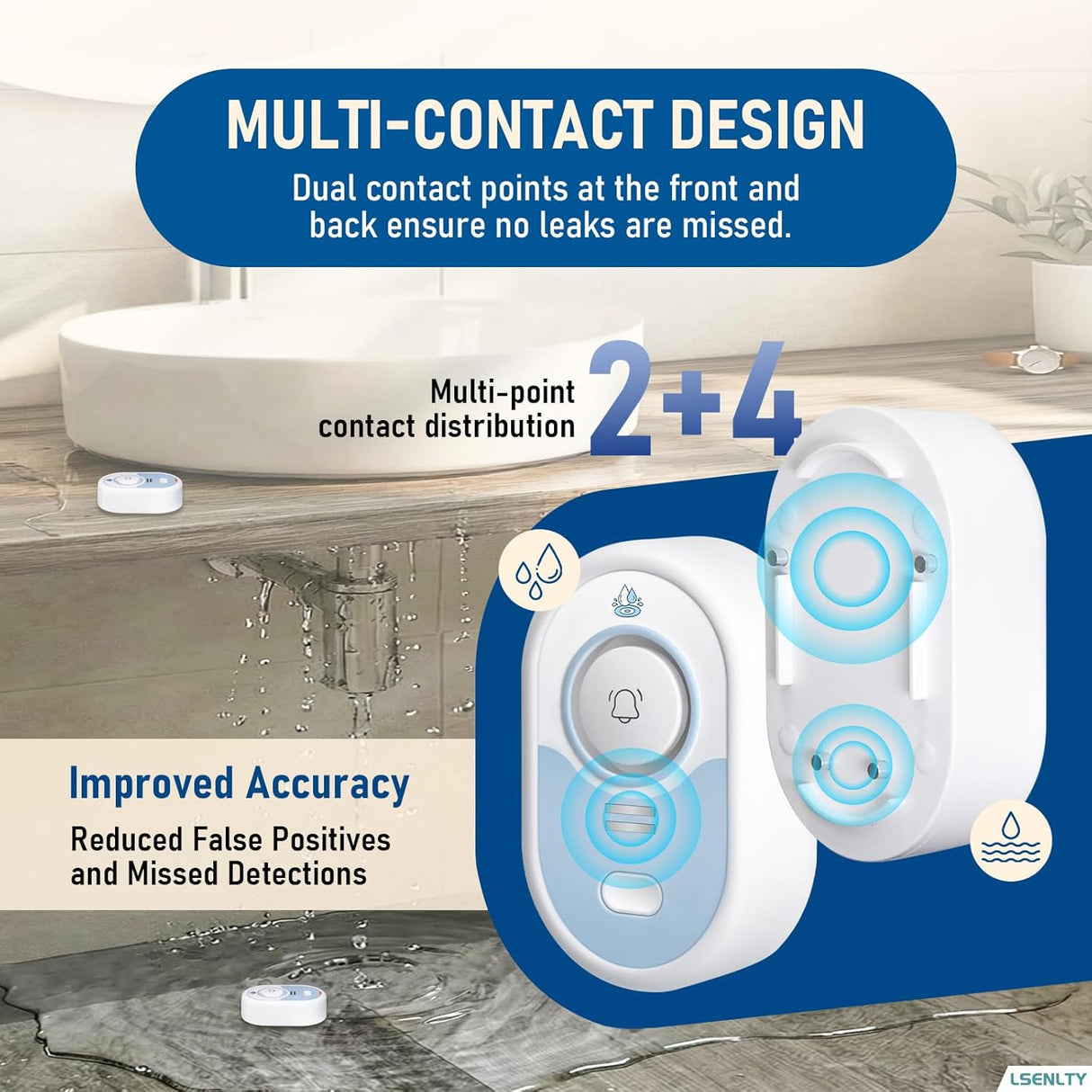 LSENTLY Water Leak Detector-L6201