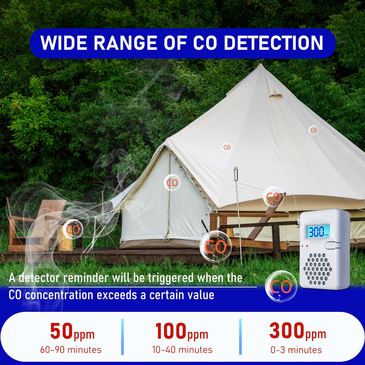 LSENLTY Carbon Monoxide Detector