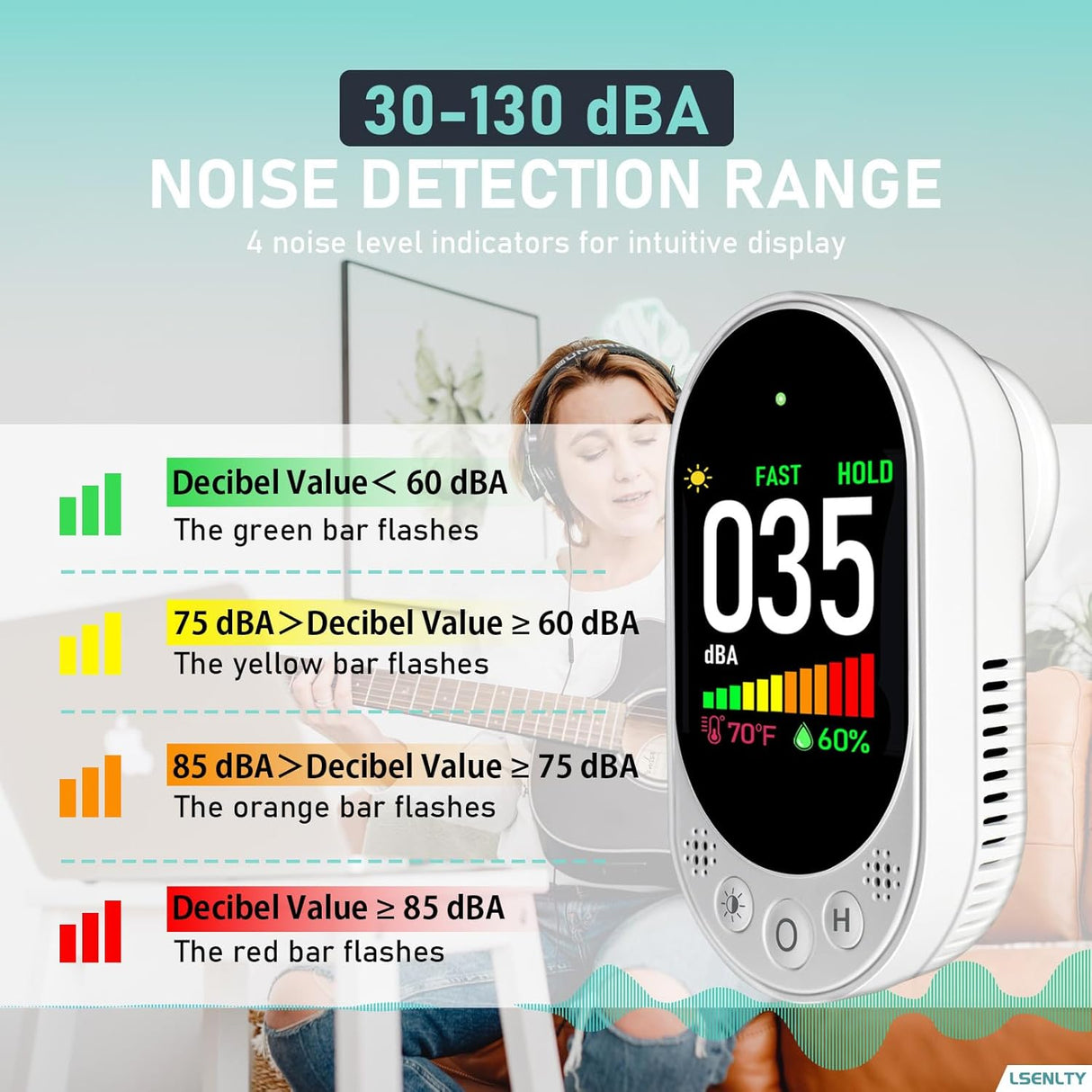 LSENLTY Plug-in Noise Detector-L6101