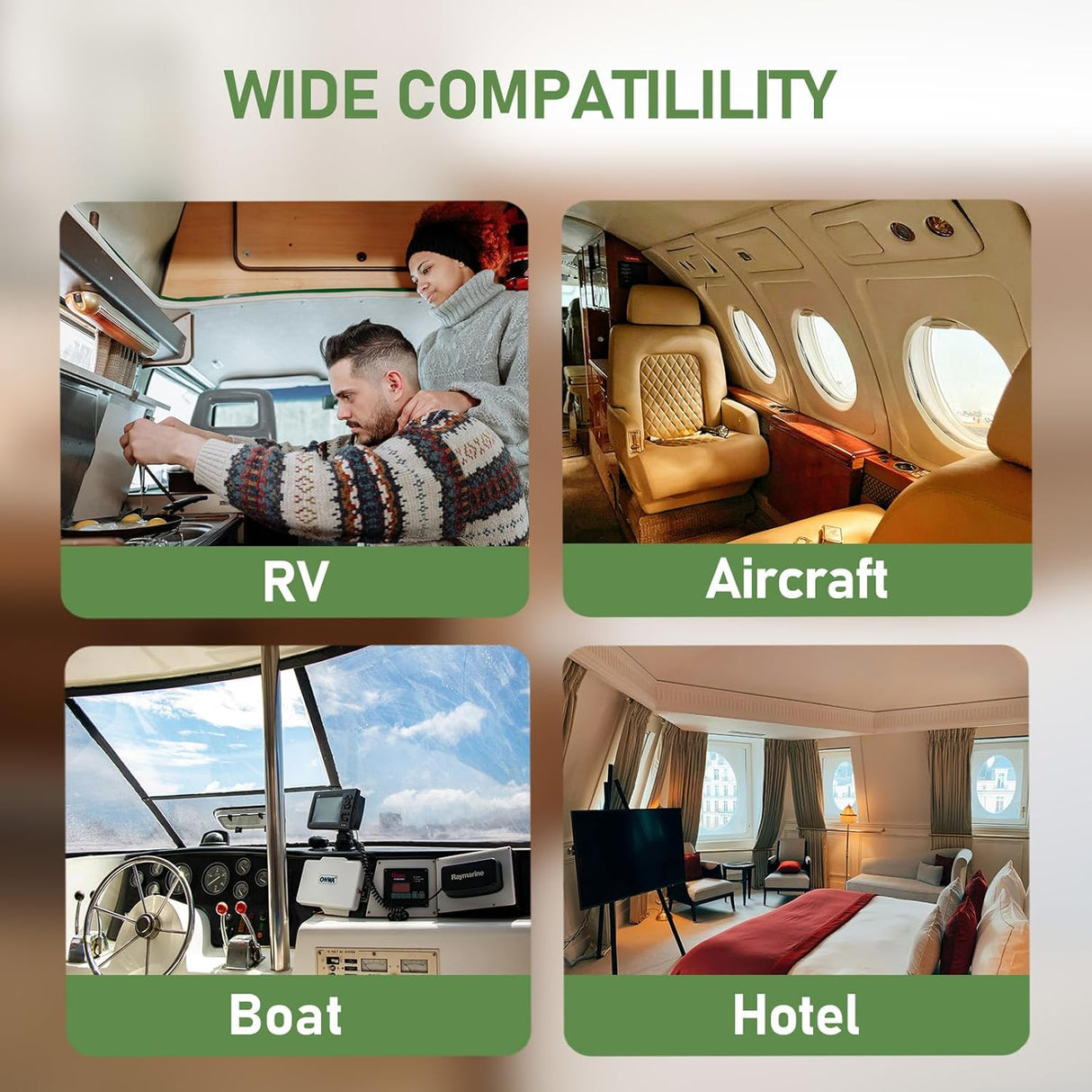 LSENLTY USB Carbon Monoxide Detectors for Car RV Camping-PTH-21D