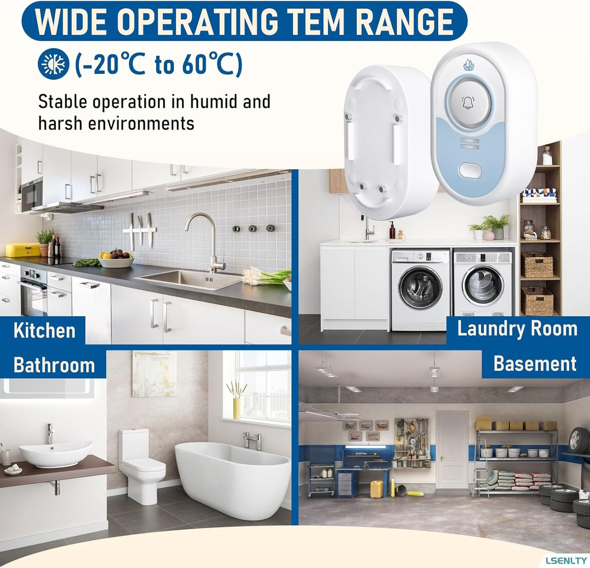 LSENTLY Water Leak Detector-L6201