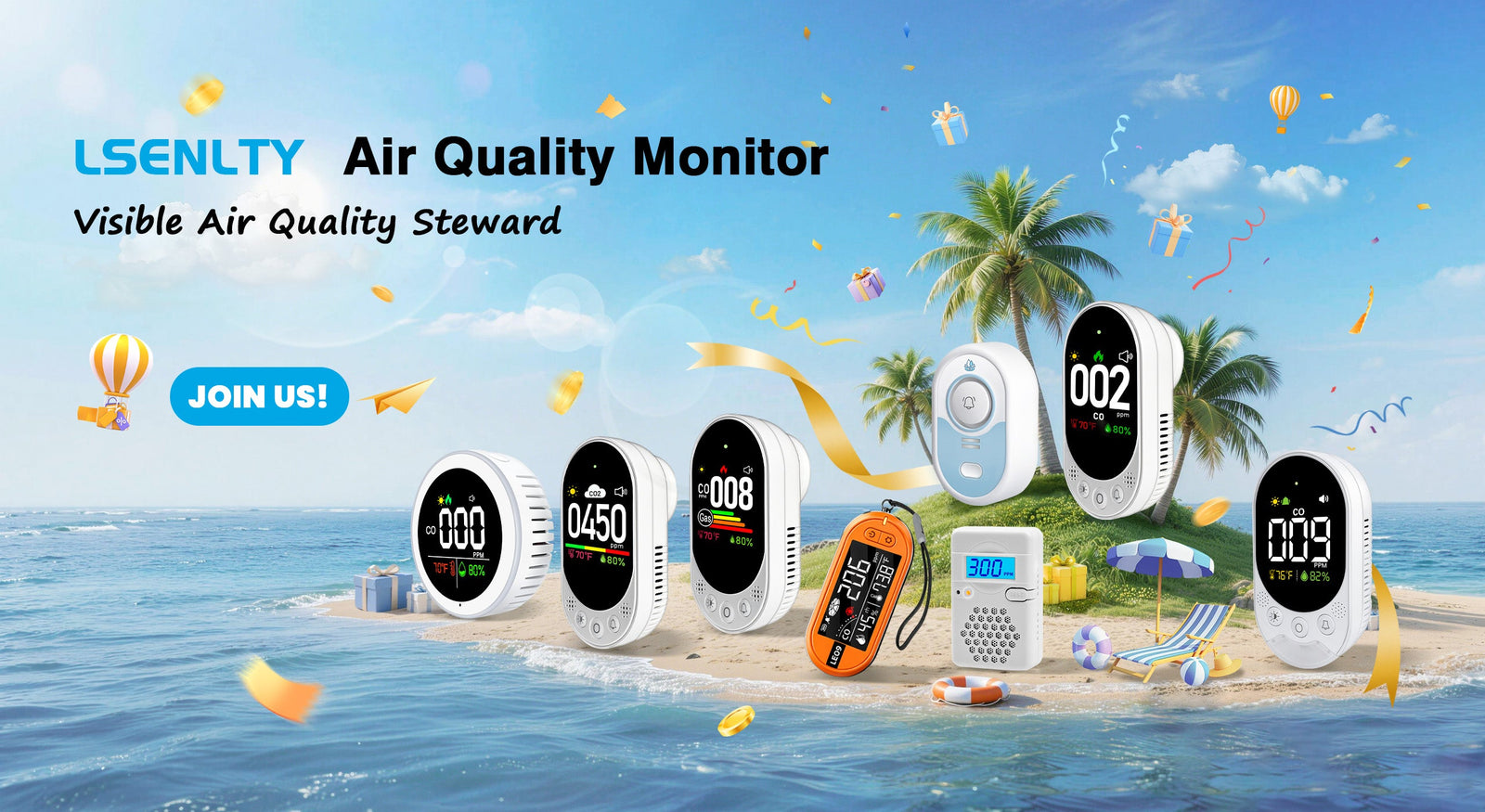 LSENLTY Plug-In Carbon Monoxide Detector
