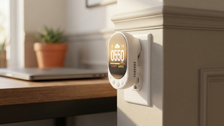 Feeling Stuffy Indoors? Let This Plug-In CO₂ Monitor Speak Up
