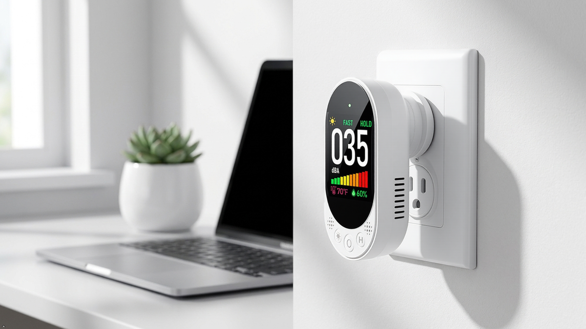 🔇 Making "Quiet" Measurable: Decibels, Temperature, and Humidity at a Glance