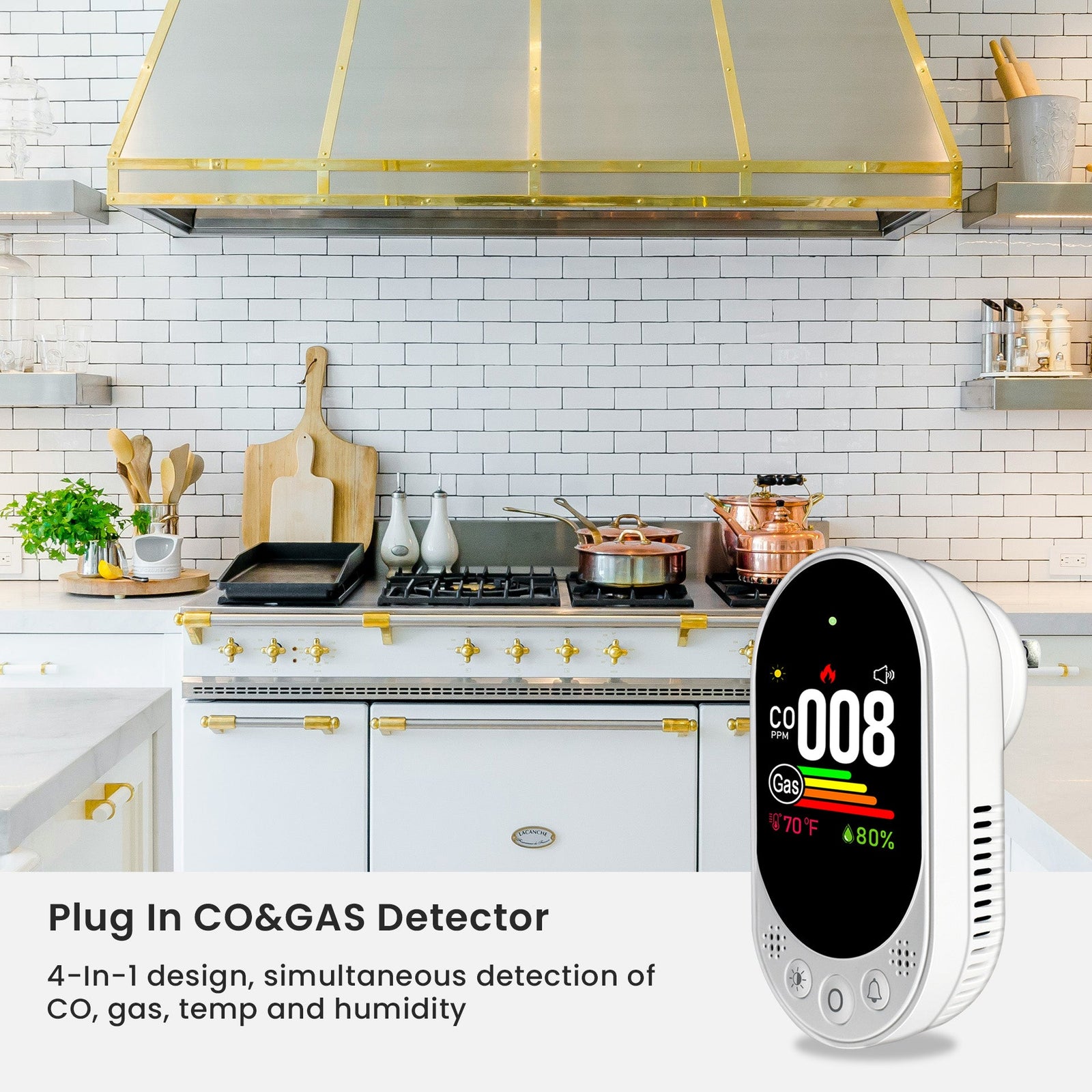 L6067 CARBON MONOXIDE AND COMBUSTIBLE GAS COMBINED DETECTOR