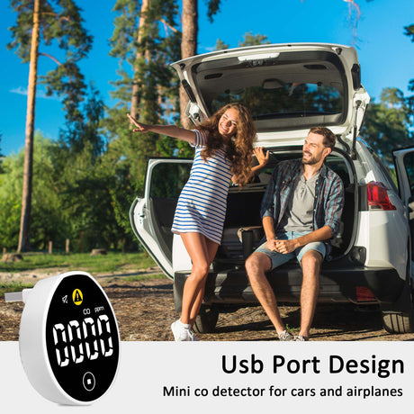 USB Carbon Monoxide Detector Designed for Outdoor Adventures
