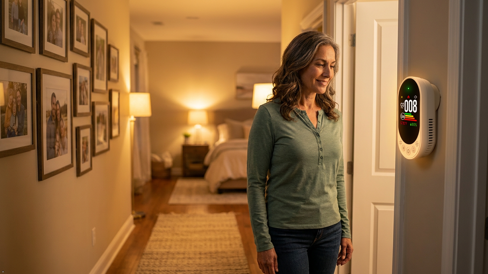 Why do plug-in combustible carbon monoxide detectors sometimes give false alarms?