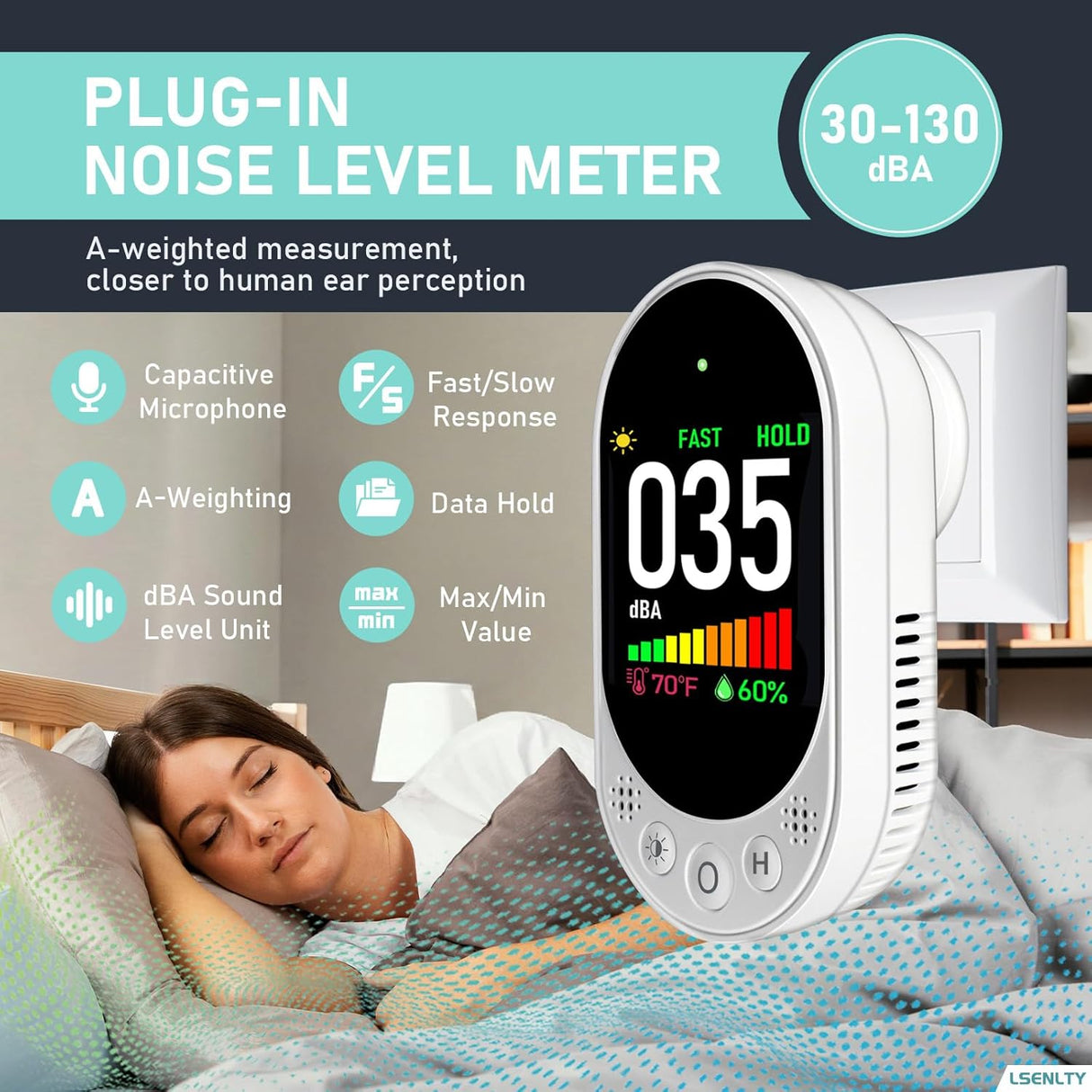 LSENLTY Plug-in Noise Detector-L6101