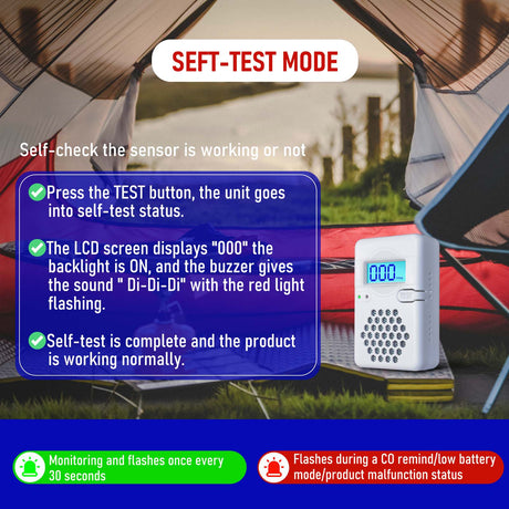 LSENLTY Carbon Monoxide Detector