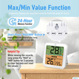 LSENLTY IP68 Waterproof Wireless Pool Thermometer (328ft Remote)