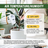 LSENLTY 6-in-1 Soil Moisture Meter-WB-ST09