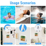 LSENLTY IP68 Waterproof Wireless Pool Thermometer (328ft Remote)