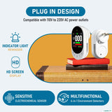 LSENLTY Carbon Monoxide and Smoke Detector Plug In-L6066
