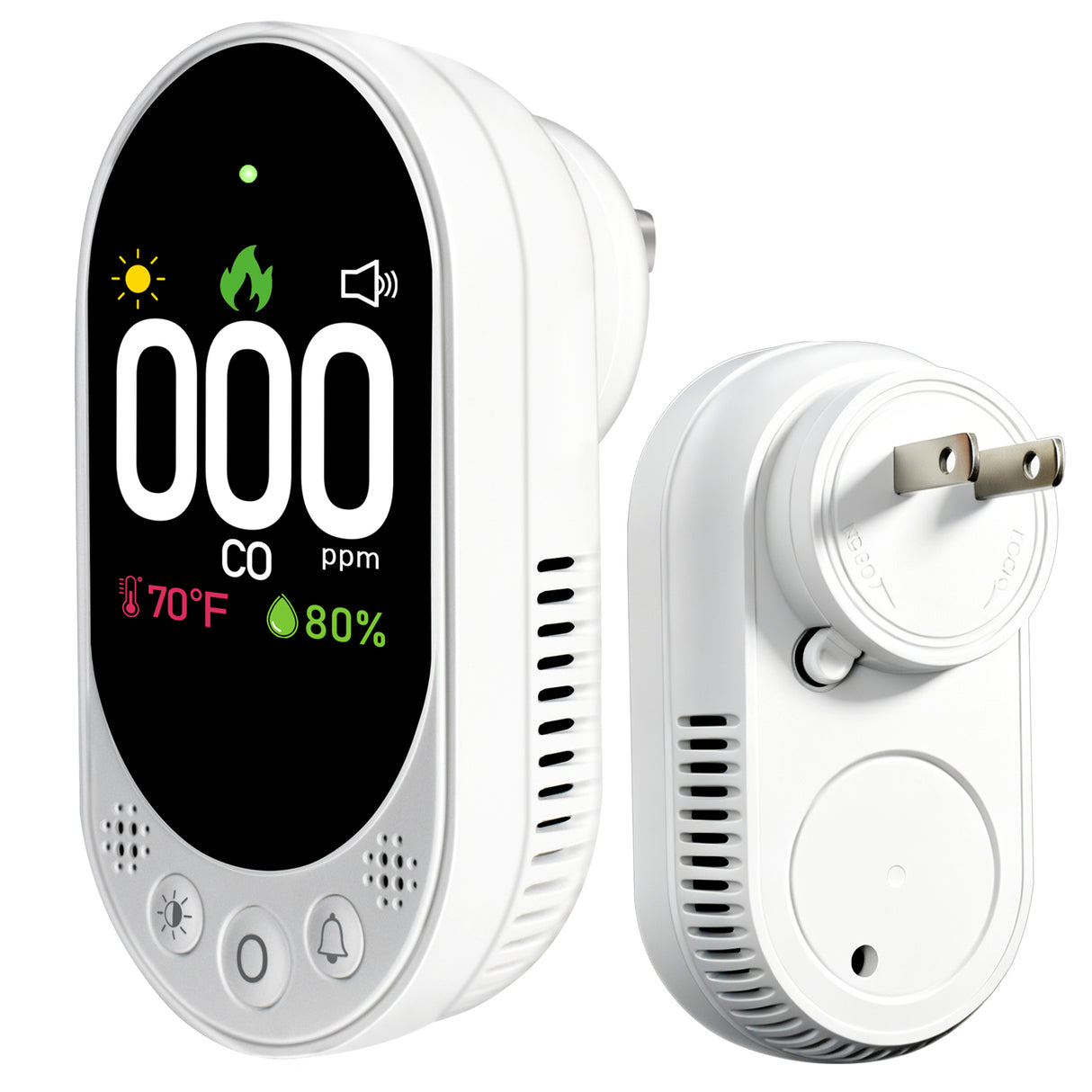 LSENLTY Carbon Monoxide Detector Plug In-L6068