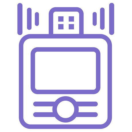 LSENLTY Decibel_Meter icon of a smartphone with a home button on a white background